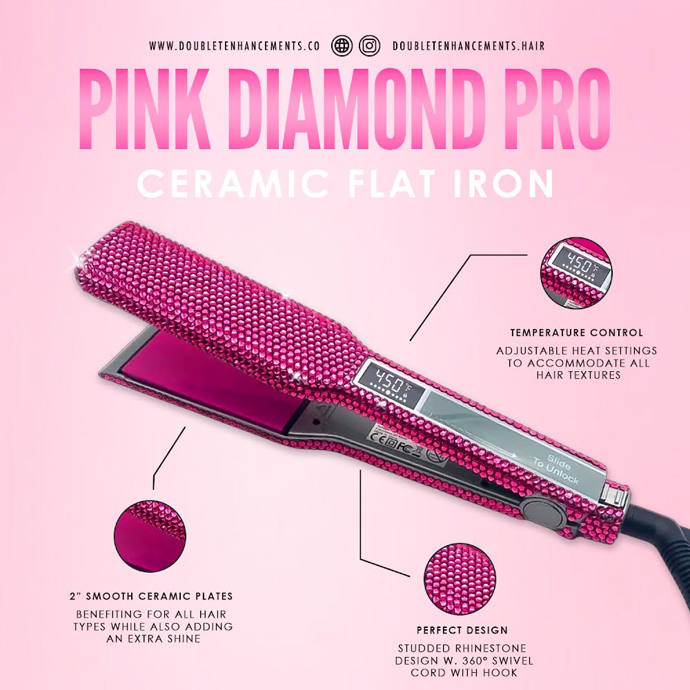 Pink Diamond Pro Ceramic Flat Iron